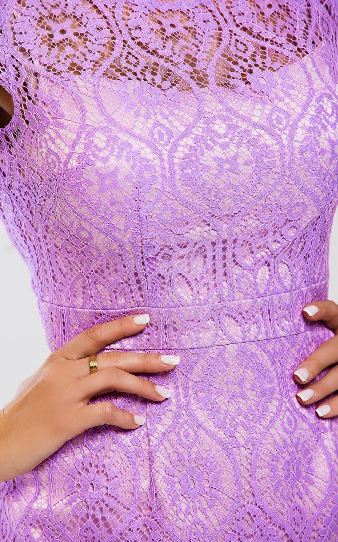 Virsavia | Purple Lace Dress | Tatiana Tretyak Brand